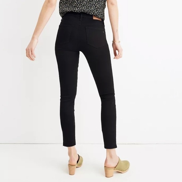 NWT Madewell 9” High Rise Skinny Crop Jean Raw Hem - Picture 3 of 7